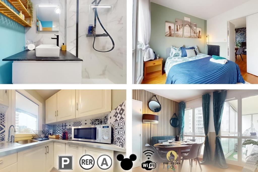 Proche Disney & Paris-2 Min Gare Noisy-le-Grand Luaran gambar